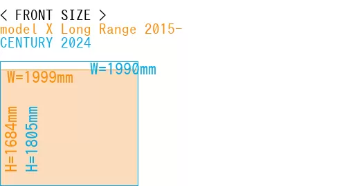 #model X Long Range 2015- + CENTURY 2024